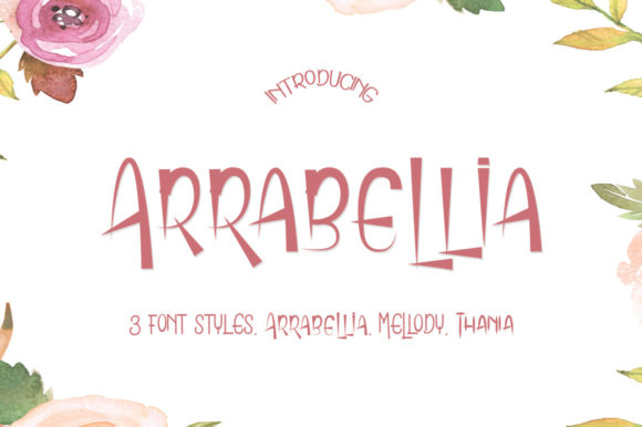 Arrabellia Family: A Modern Typeface for Editorial Design