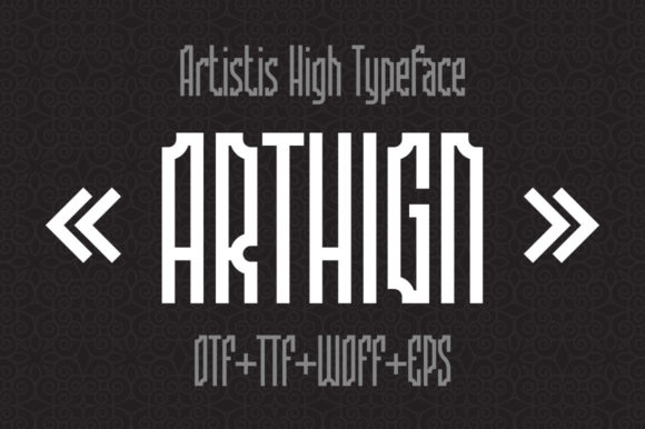 Arthign: A Dynamic Display Font for Web Design