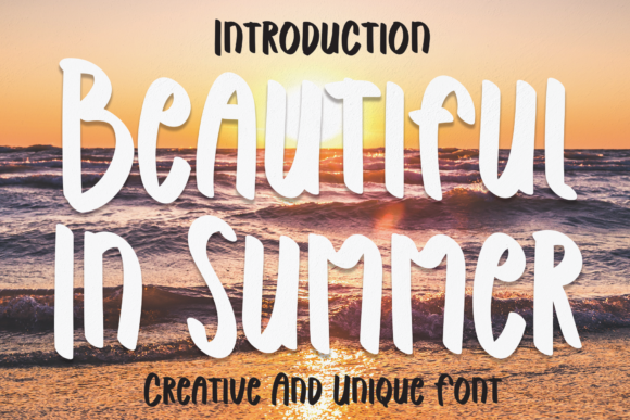Beautiful in Summer: A Font That Brings Joy to Handmade Creations