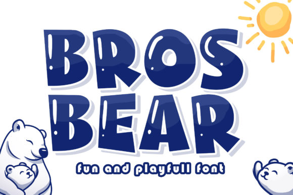 Bros Bear Font for Bold Branding and Playful Design