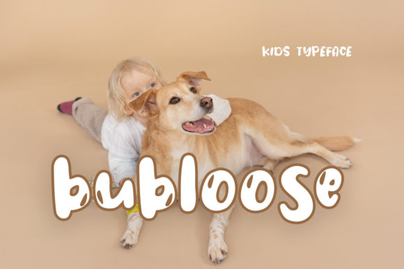 Bubloose: A Playful Display Font for Creative Projects