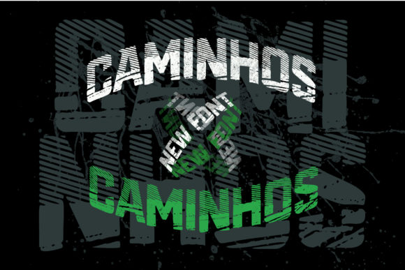 Caminhos: A Bold Display Font for Web Design