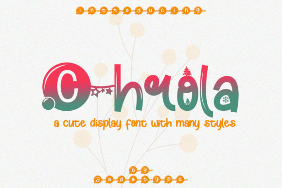 Chrola: A Playful Display Font for Editorial Design