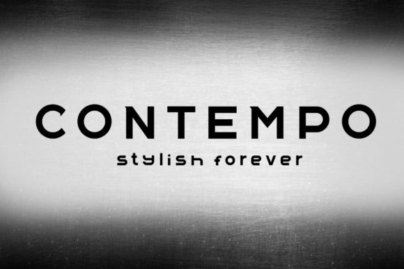 Contempo Font for Bold Editorial Design