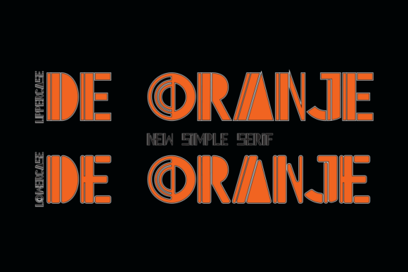 De Oranje: A Modern Font for Handmade Creations