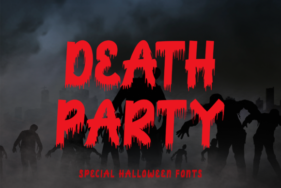 Death Party Font for Branding Projects
