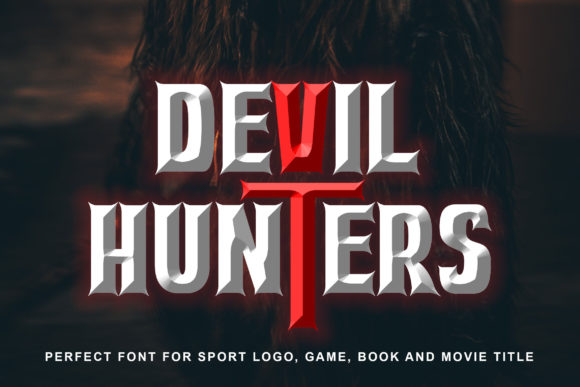 Devil Hunters Font for Web Design Projects