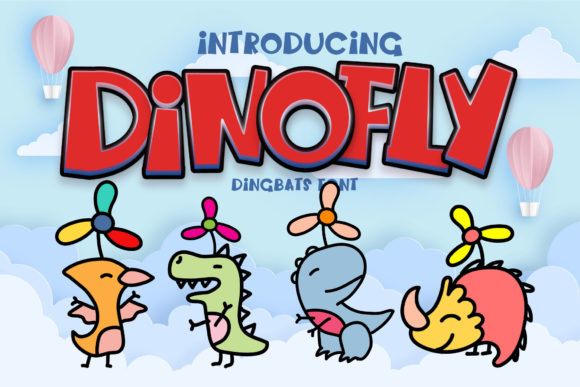 Dinofly: A Playful Display Font for Digital Creativity