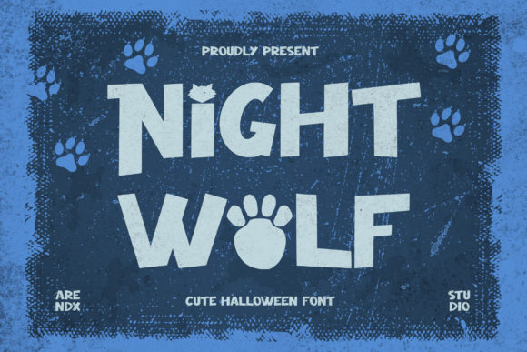 Discover Night Wolf: A Playful Display Font for Creative Projects