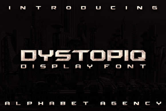Dystopiq: A Modern Display Font for Bold Branding