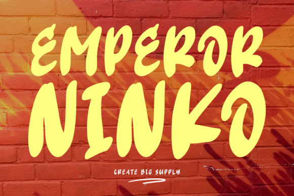 Emperor Ninko: A Modern Display Font for Digital Creativity