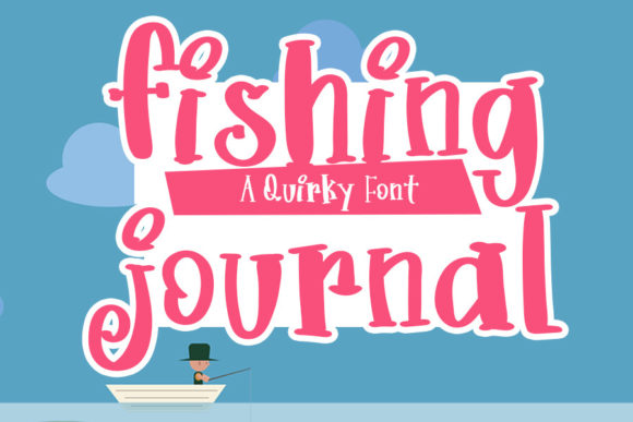 Fishing Journal Font for Web Design