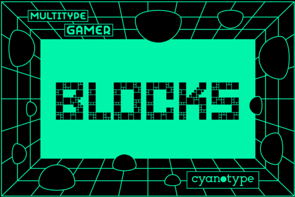 Gamer Blocks Font for Web Design