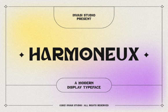 Harmoneux Font for Bold Visual Impact