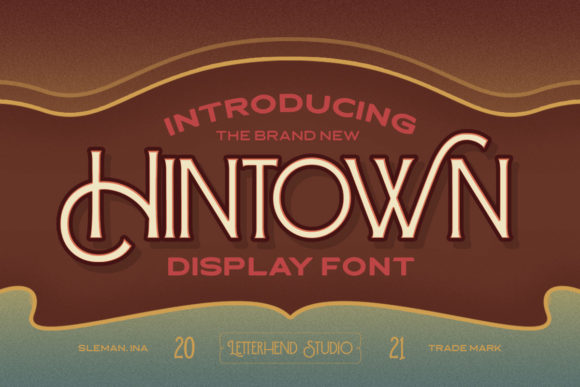 Hintown: A Whimsical Display Font for Branding Projects