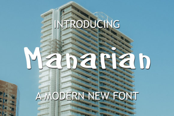 Manarian: A Friendly Font for Small Business Branding