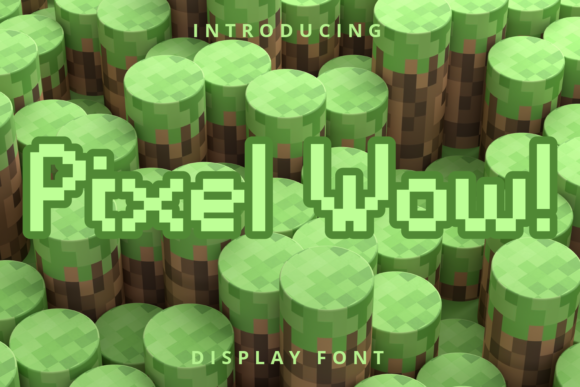Pixel Wow: A Modern Display Font for Bold Branding