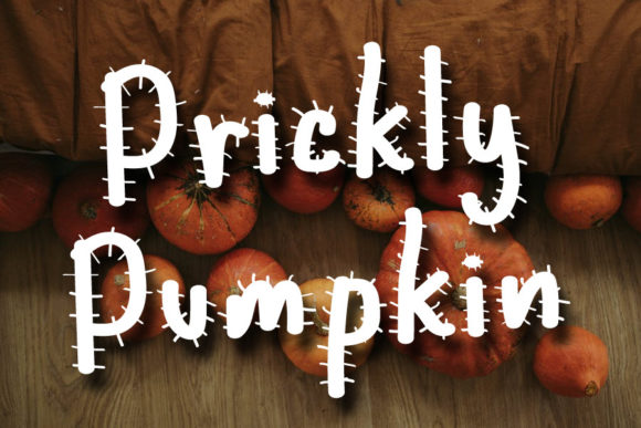 Prickly Pumpkin: A Playful Display Font for Handmade Creations