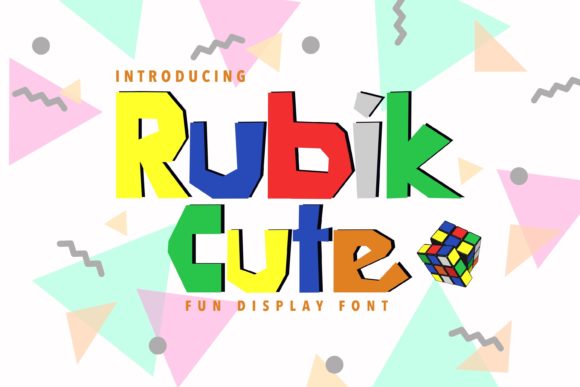 Rubik Cute: A Modern Display Font for Digital Creativity