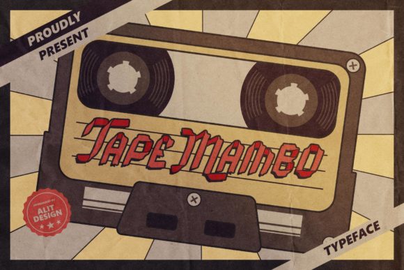 Tape Mambo: A Whimsical Display Font for Digital Brands
