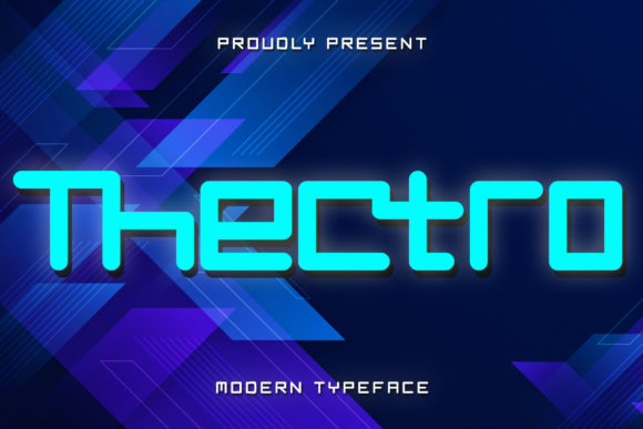 Thectro Font for Modern Branding and Digital Creativity