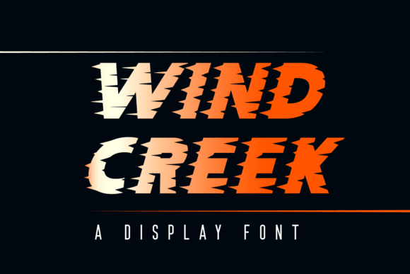 Wind Creek Display Font for Handmade Creations